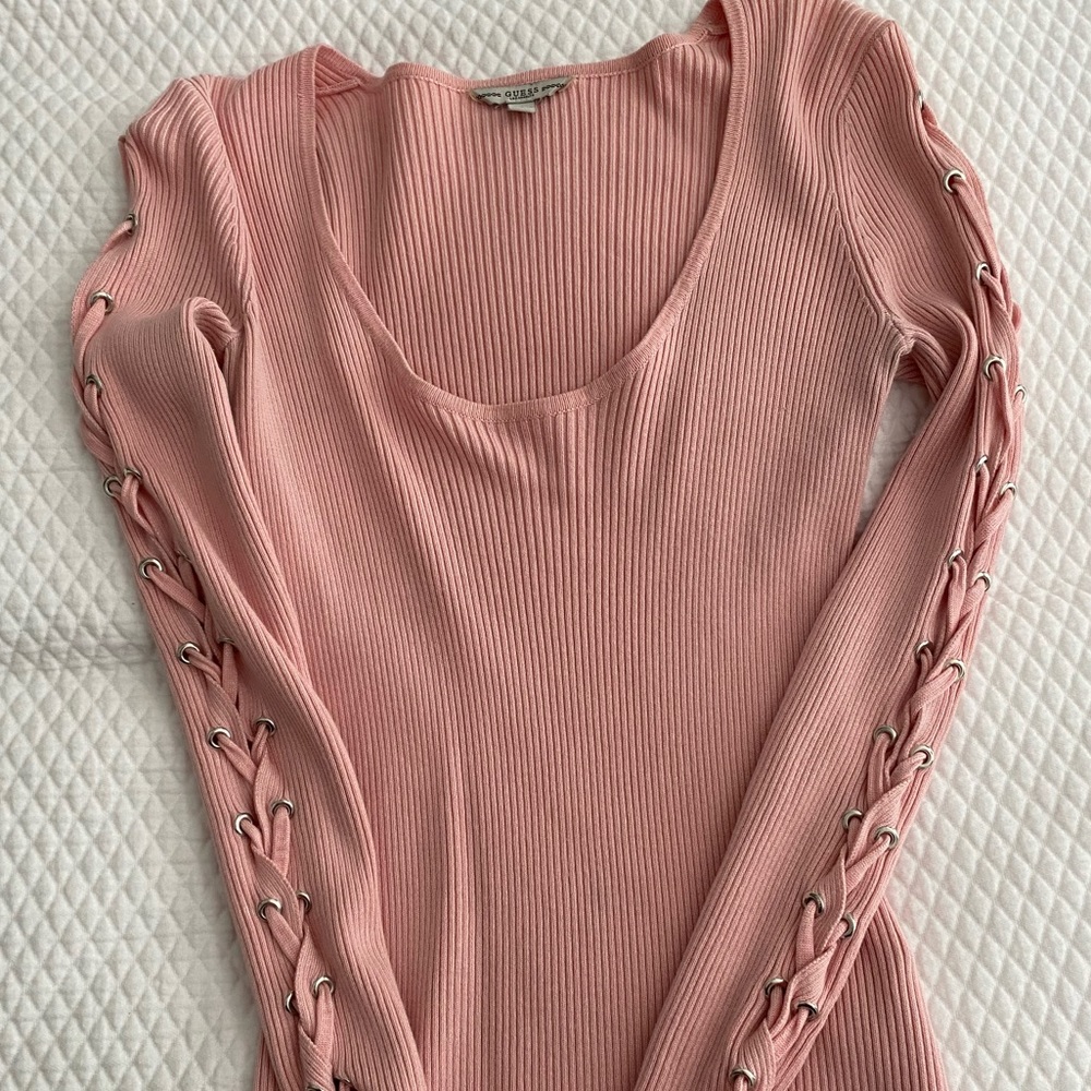 Long Sleeve Pink Top